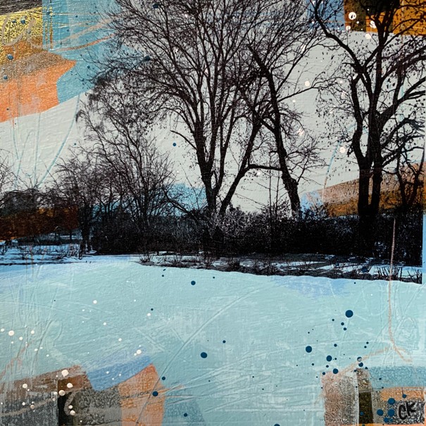 'Winter Branches, Victoria Park' by artist Claire Kennedy